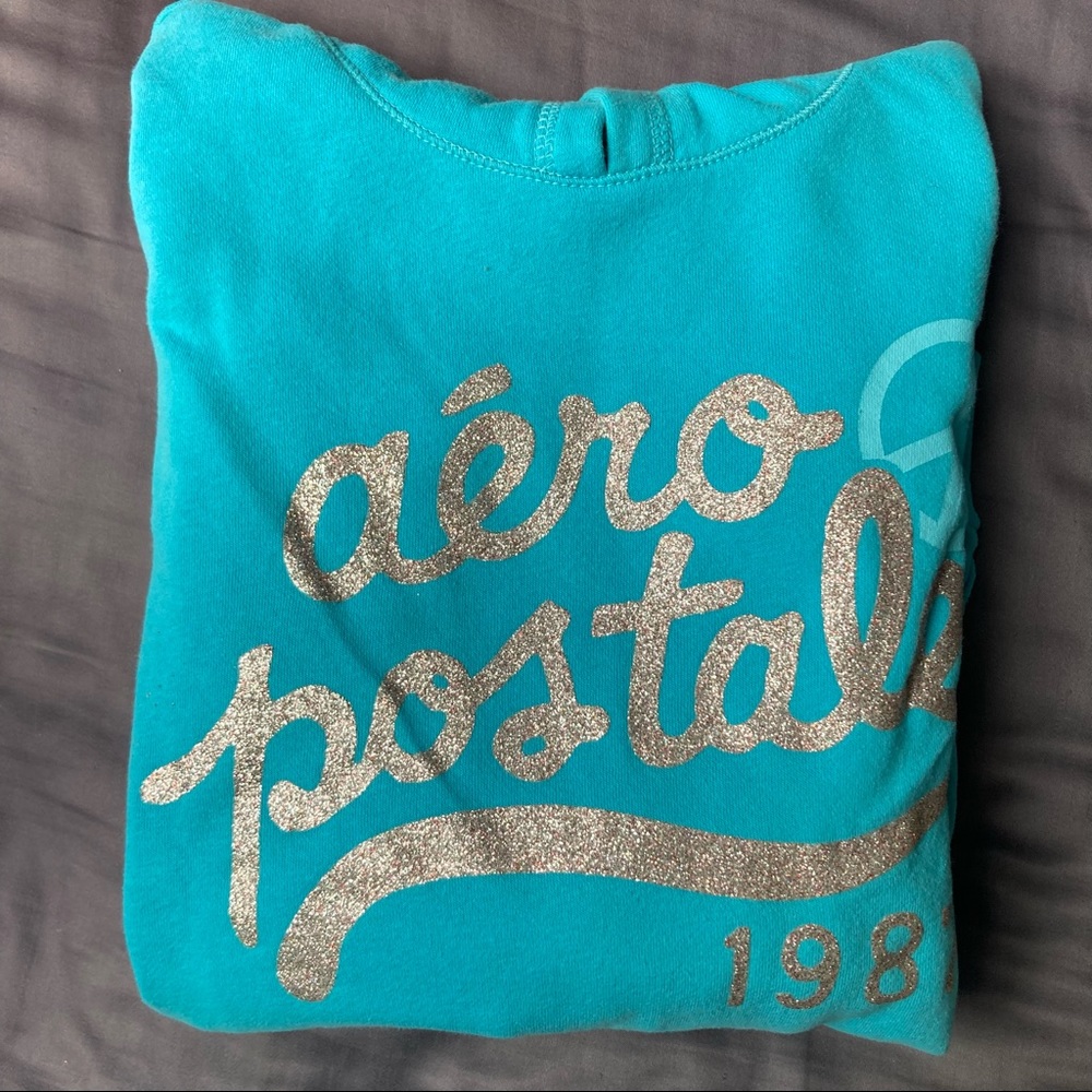 🟢 NWOT Aeropostale Blue Sweatshirt